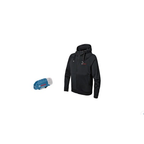 Džemperis Bosch GHH 12; 3XL; 18 V + usb adapteris GAA 12V-21 (bez akumulatora un lādētāja)