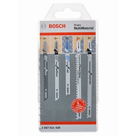 Комплект ножовок Bosch MultiMaterial; 15 шт.