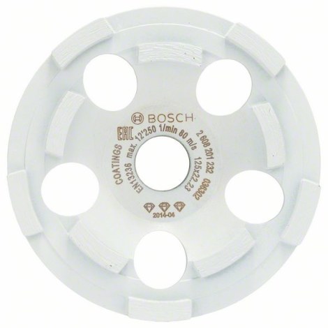 Dimanta slīpēšanas disks Bosch; 125 mm