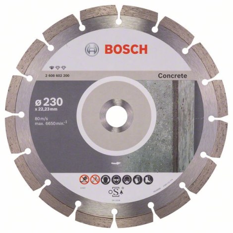 Алмазный отрезной диск Bosch PROFESSIONAL FOR CONCRETE; 230