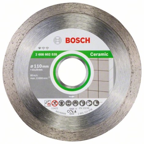 Алмазный отрезной диск Bosch PROFESSIONAL FOR CERAMIC; 110 mm