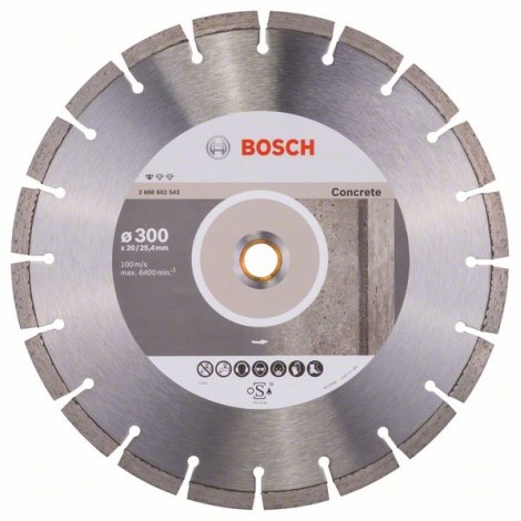 Алмазный отрезной диск Bosch PROFESSIONAL FOR CONCRETE; 300 mm