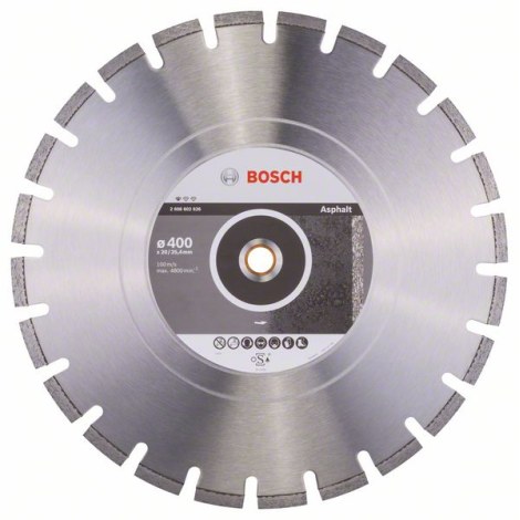 Алмазный отрезной диск Bosch PROFESSIONAL FOR ASPHALT; 400 mm