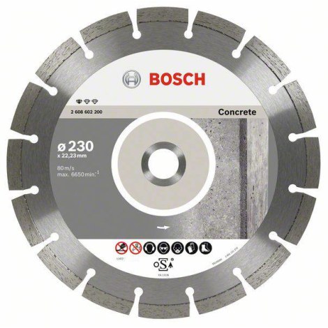 Алмазный отрезной диск Bosch 2608603243; 230x22,23 mm; 10 шт.