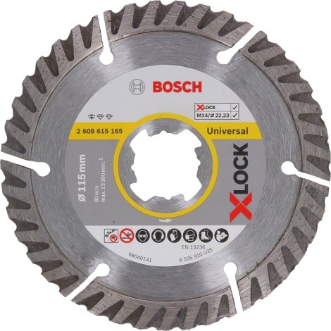 Алмазный отрезной диск Bosch 2608615246; 115 mm; 2 шт.