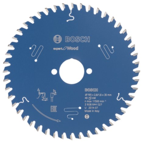 Пильный диск по дереву Bosch Expert for Wood 2608644027; 165x30x2,6 mm