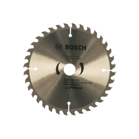 Отрезной диск Bosch Eco for Wood 2608644374; 160x20 mm; Z36