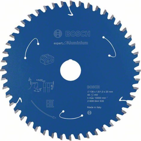 Отрезной диск Bosch 2608644535; 136x20 mm; Z48