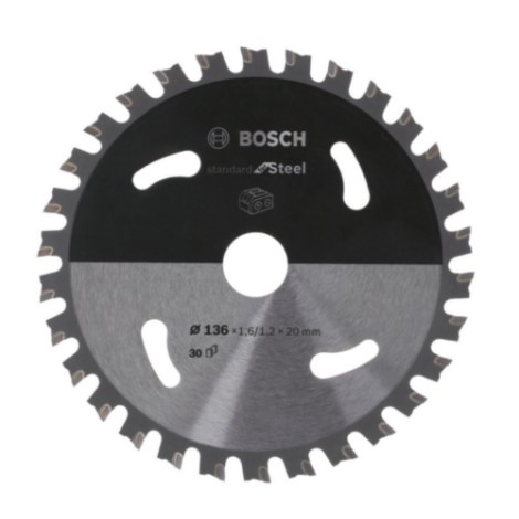 Пильный диск по металлу Bosch Standard for Steel 2608837746; 136x20x1,6 mm
