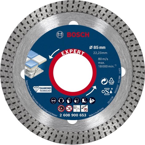 Алмазный отрезной диск Bosch 2608900653; 85 mm