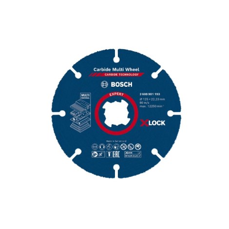 Отрезной диск Bosch 2608901193; 125x22,23 mm; X-Lock