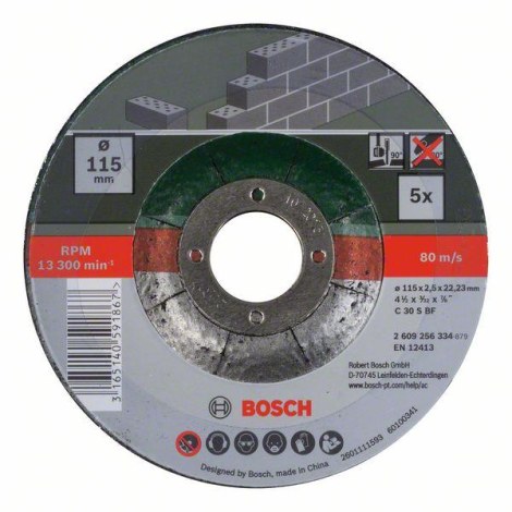 Griešanas disks Bosch 2609256334; 115x22,23 mm