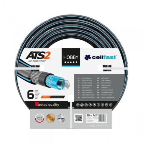 Laistīšanas šļūtene Cellfast HOBBY ATS2 16-201; 50 m; 1/2''