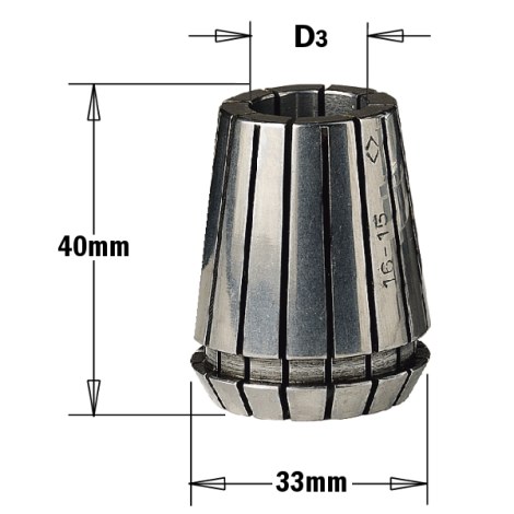 Цанга CMT ER32 184.060.00; 6 mm