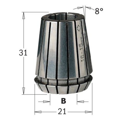 Цанга CMT ER20 184.080.20; 8 mm