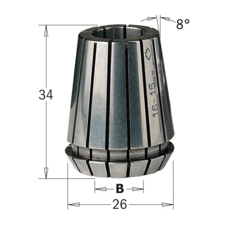 Цанга CMT ER25 184.090.25; 9 mm