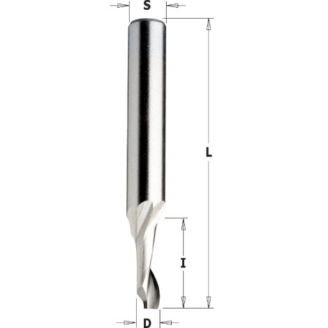 Gropju frēze CMT; S=8 mm; D=4 mm