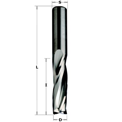 Taisnā pirkstfrēze CMT; 14x58x14 mm