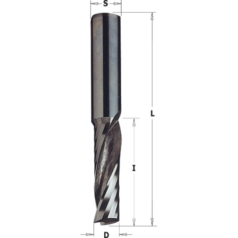 Grieznis CNC frēzei CMT 198.102.11; D=10X52X90 RH (right hand)