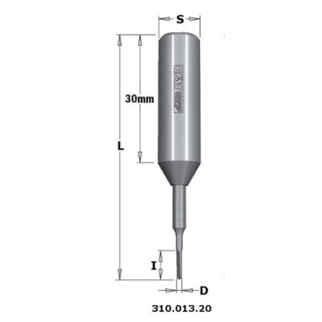 Сверело по дереву CMT 310.013.20; 1,3 mm