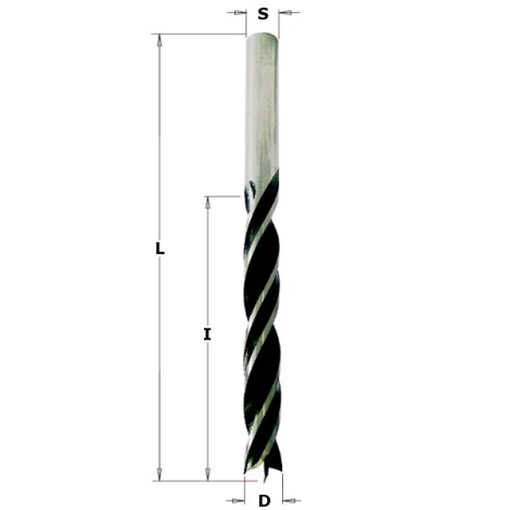 Сверело по дереву CMT 517.090.51; 9 mm