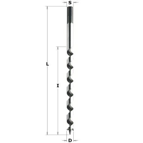 Сверело по дереву CMT 535.080.51; 8 mm