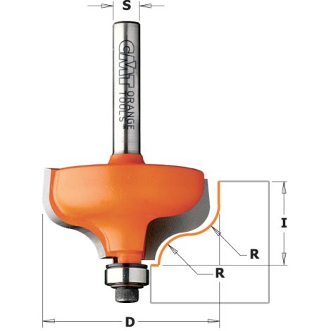 Profilfrēze CMT; S=6 mm; D=38,1 mm