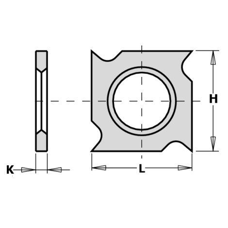 Нож для рубанка CMT 790.182.00; 18x18x2,5 mm; HW-HC; 1 шт.