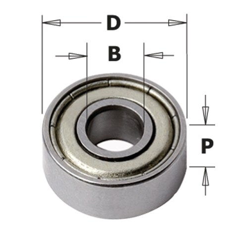 Balsta gultnis CMT 791.003.00; 12,7x4,76x11 mm