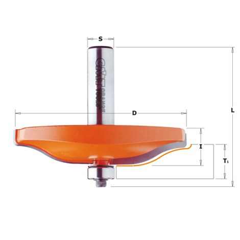 Фреза галтельная CMT; S=1/2''; D=82,5 mm