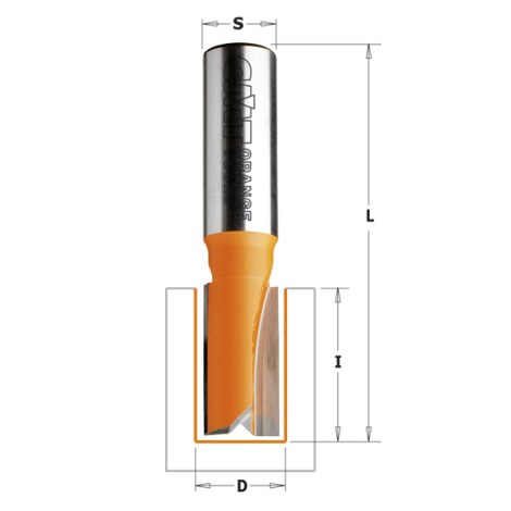 Taisnā pirkstfrēze CMT; S=8 mm; D=8 mm