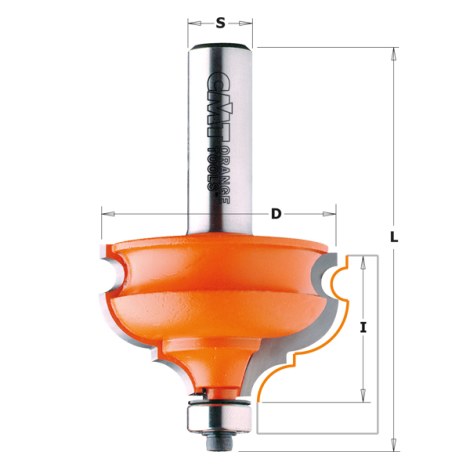 Profilfrēze CMT; S=12 mm; D=47,5 mm