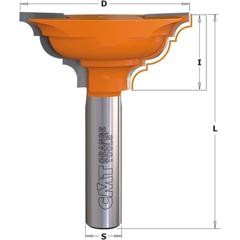 Profilfrēze CMT 967.701.11; 58/25,4/73,5/12 mm