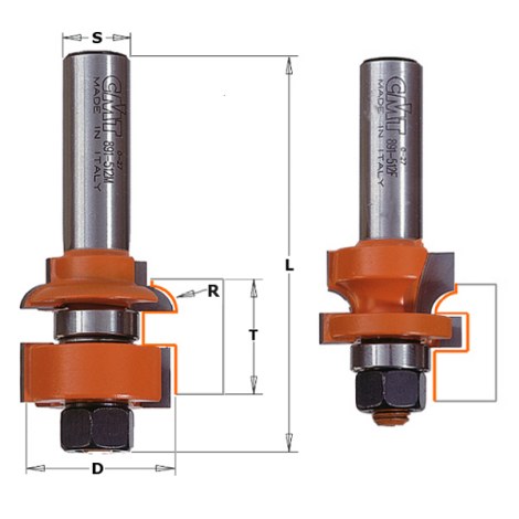 Profilfrēze CMT; S=8 mm; D=28,7 mm