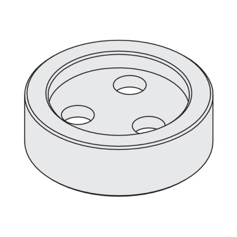 FLANGE FOR CHUCK WITH ARBOR 30MM  (F)