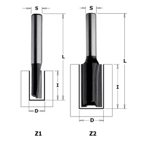 Taisnā pirkstfrēze CMT Contractor K911-030; 3/8/51 mm