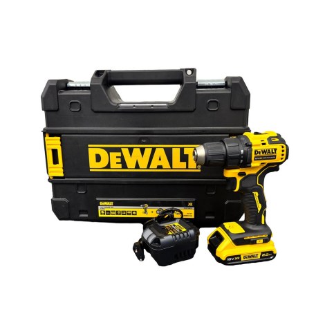 Akumulatora urbjmašīna-skrūvgriezis DeWalt DCD708D1T-QW; 18 V; 1x2,0 Ah akum.
