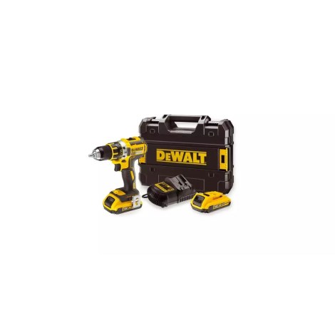 Дрель-шуруповерт DeWalt DCD792D2B-QW; 18 V; 2x2,0 Ah аккум.