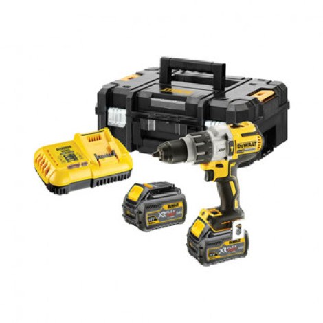 Urbjmašīna-skrūvgriezis DeWalt DCD996T2-QW; 18 V; 2x6,0 Ah akum.