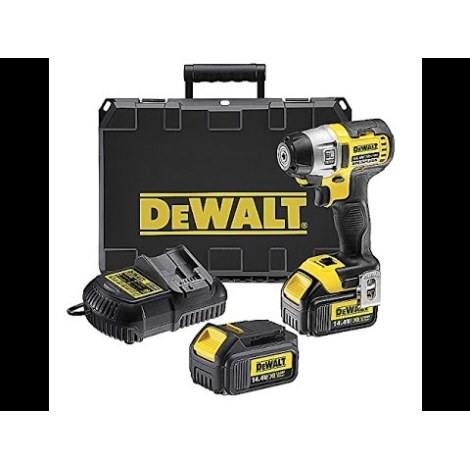 Ударный гайковерт DeWalt DCF825M2; 14,4 V; 2x4,0 Ah аккум.