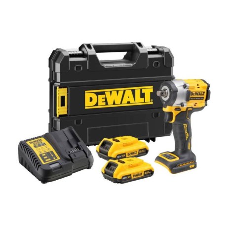 Ударный гайковерт DeWalt DCF921D2T-QW; 18 V; 2x2,0 Ah аккум.