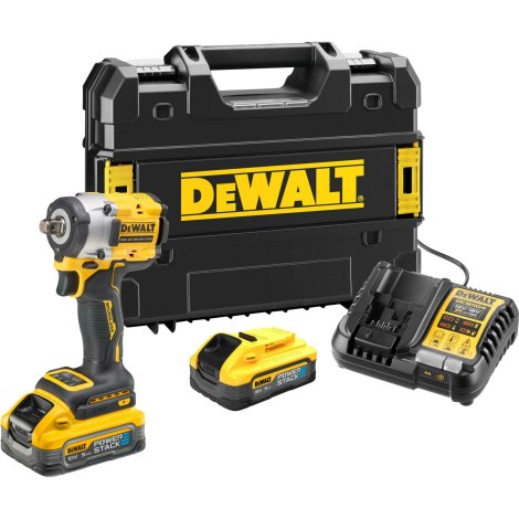 Ударный гайковерт DeWalt DCF921P2LRT-QW; 1/2''; 18 V; 2x5,0 Ah аккум.
