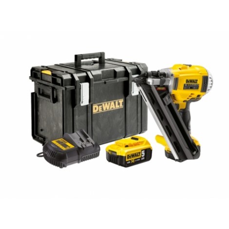 Гвоздезабивной пистолет DeWalt DCN692P2K-QW; 18 V; 2x5,0 Ah аккум.