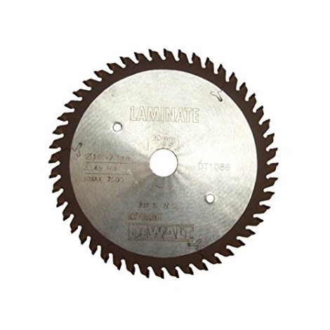 Пильный диск по дереву DeWalt; 165x2,3x20,0 mm; Z48; 5°