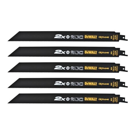 Zobenzāģa asmeņi DeWalt DT2409L-QZ; 5 gab.