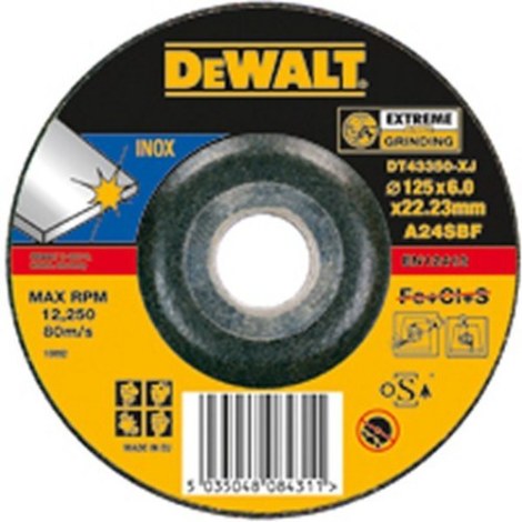 Abrazīvais griešanas disks DeWalt DT43241-XJ; 115x1,6 mm