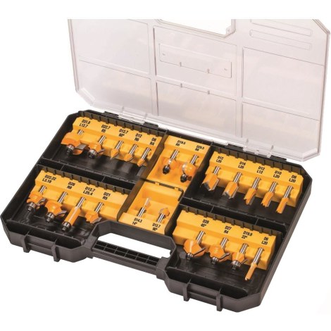 Набор фрез DeWalt DT90017-QZ; 22 шт.