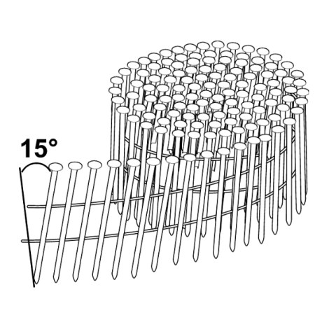 Naglas Essve; 2,8×60 mm; 15°; 4000 gab.