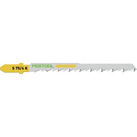 Figūrzāģa asmeņi Festool; 75 mm; 4 mm; 20 gab.