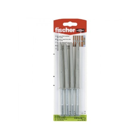 Самонарезающий винт с штифтом Fischer FUR; 8x80 mm; 4 шт.